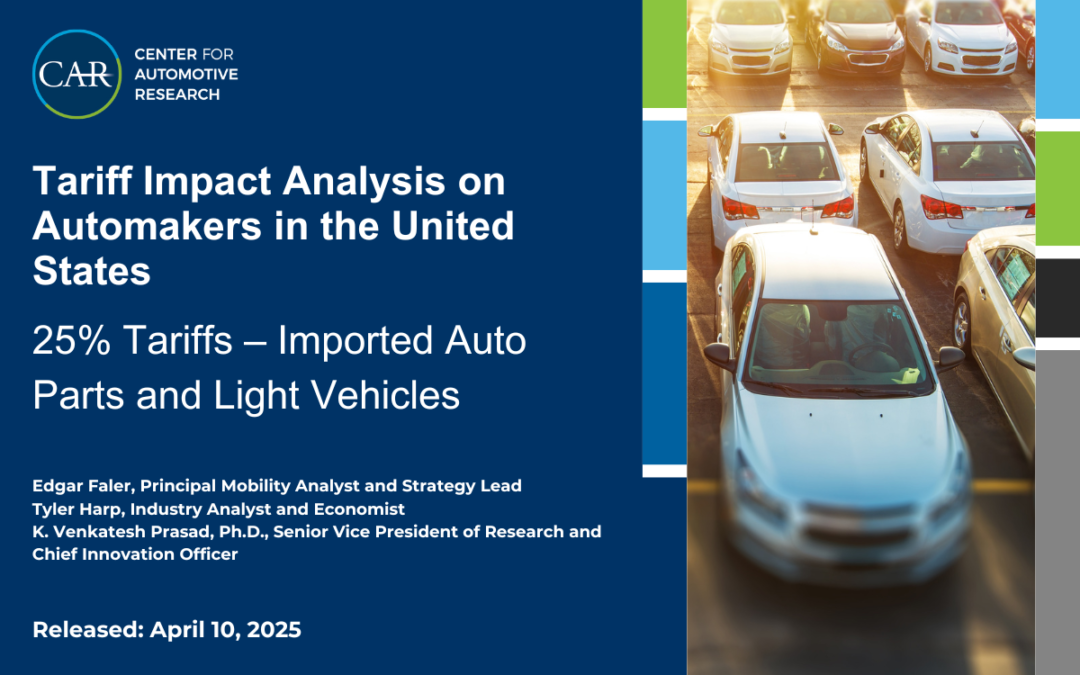 Tariff Impact Analysis on Automakers in the United States